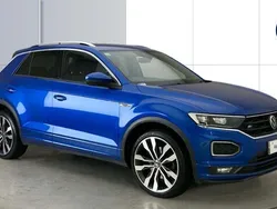 Blue Used 2021 VW T-Roc R-line SUV | £21,500 (Fair price)