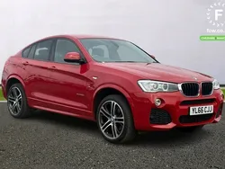 Red Used 2016 BMW X4 M Sport SUV | £19,099 (Fair price)