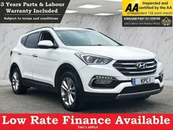 White Used 2016 Hyundai Santa Fe Premium SUV | £9,995 (Fair price)