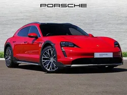 Red Used 2023 Porsche Taycan Cross Turismo Sedan | £70,490 (Expensive)