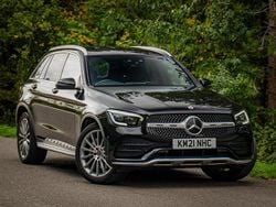 Black Used 2021 Mercedes GLC220 AMG line SUV | £27,000 (Fair price)