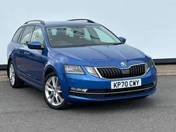 Race blue metallic Used 2020 Skoda Octavia SE L Estate | £14,995 (Fair price)