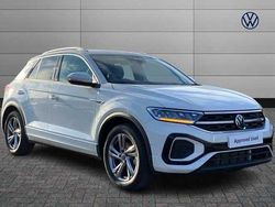 White Used 2025 VW T-Roc R-line SUV | £26,265 (Fair price)