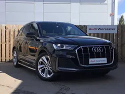 Mythos black metallic Used 2022 Audi Q7 S-Line SUV | £36,450 (Fair price)