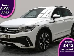 White Used 2022 VW Tiguan R-line SUV | £28,965 (Fair price)