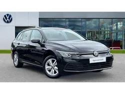 Deep black pearl Used 2022 VW Golf VIII Life Estate | £19,083 (Good price)