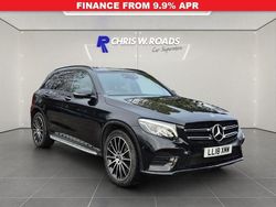 Black Used 2018 Mercedes GLC250 AMG line Estate | £24,500 (Fair price)