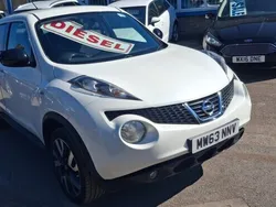 White Used 2014 Nissan Juke N-TEC SUV | £4,695 (Fair price)