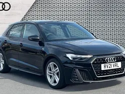 Black Used 2021 Audi A1 S-Line Hatchback | £17,284 (Fair price)