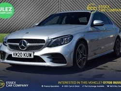 Silver Used 2020 Mercedes C220 AMG line Sedan | £18,298 (Fair price)