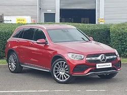 Red Used 2021 Mercedes GLC220 AMG Line Premium SUV | £29,998 (Expensive)