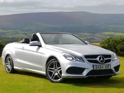 Silver Used 2014 Mercedes E250 AMG Cabriolet | £11,995 (Fair price)
