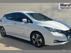 White Used 2019 Nissan Leaf Tekna Hatchback | £8,754 (Fair price)