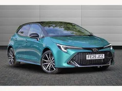 Green New 2025 Toyota Corolla Sport Hatchback | £29,499 (A bit pricey)