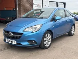 Blue Used 2018 Vauxhall Corsa Hatchback | £6,500 (Fair price)