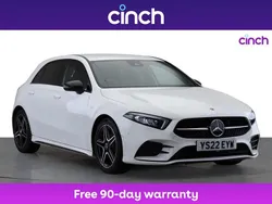 White Used 2022 Mercedes A180 Executive Hatchback | £21,229 (Fair price)