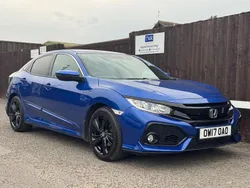 Blue Used 2017 Honda Civic SR Hatchback | £12,350 (Fair price)