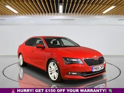 Red Used 2016 Skoda Superb SE L Executive Hatchback | £11,849 (Fair price)