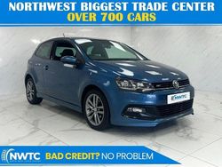 Blue Used 2015 VW Polo R-line Hatchback | £4,895 (A bit pricey)