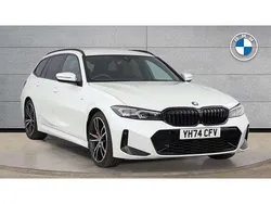 White Used 2024 BMW 320 M Sport Estate | £39,083