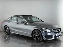 Grey Used 2017 Mercedes C220 AMG Line Premium Sedan | £15,050 (Fair price)