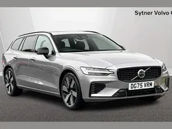 Silver New 2025 Volvo V60 Ultra Estate | £52,000 (Expensive)