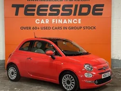 Pink Used 2017 Fiat 500 Lounge Hatchback | £6,495 (Fair price)