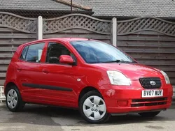Red Used 2007 Kia Picanto 2 Hatchback | £2,990