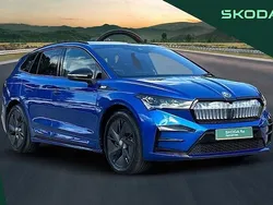Race blue Used 2024 Skoda Enyaq iV vRS SUV | £33,700 (Super price)