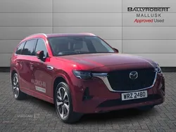 Red New 2025 Mazda CX-80 Takumi-Line SUV | £47,950 (Super price)