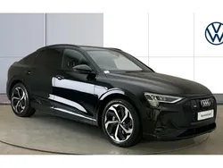 Black Used 2022 Audi e-tron Sportback Black Edition SUV | £30,986 (Fair price)