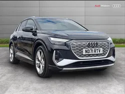 Black Used 2021 Audi Q4 e-tron S-Line SUV | £24,990 (Good price)