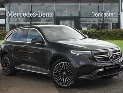 Grey Used 2020 Mercedes EQC400 AMG Line Premium Plus SUV | £26,495 (A bit pricey)