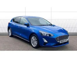 Blue Used 2019 Ford Focus Titanium Hatchback | £10,260 (Fair price)