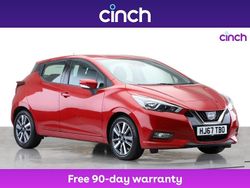 Red Used 2017 Nissan Micra Acenta Hatchback | £7,099 (A bit pricey)