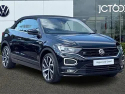Black Used 2021 VW T-Roc Cabriolet R-line Cabriolet | £23,960