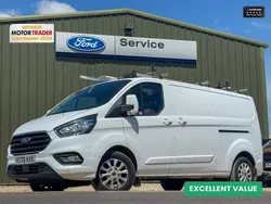 White Used 2020 Ford Transit Custom Limited Van | £14,694 (Fair price)