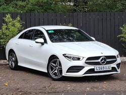 White Used 2019 Mercedes CLA220 AMG line Sedan | £20,998 (Fair price)