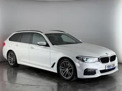 White Used 2019 BMW 520 M Sport Estate | £22,200 (Good price)