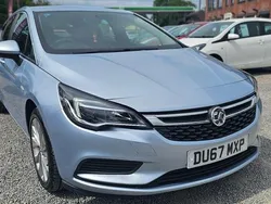 Silver Used 2017 Vauxhall Astra Hatchback | £5,245 (Fair price)