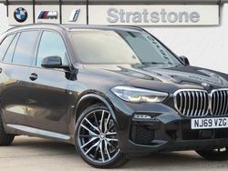 Black Used 2019 BMW X5 M Sport SUV | £36,991 (Fair price)