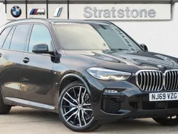 Black Used 2019 BMW X5 M Sport SUV | £36,991 (Fair price)