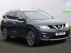 Blue Used 2017 Nissan X-Trail Tekna SUV | £12,099 (Fair price)