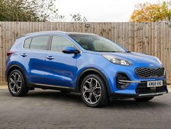Blue Used 2018 Kia Sportage GT-Line S SUV | £16,995 (Expensive)