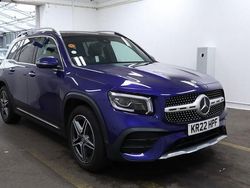 Galaxy blue Used 2022 Mercedes GLB220 AMG line SUV | £31,000 (Fair price)