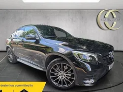 Black Used 2018 Mercedes GLC250 AMG line Coupe | £22,975 (Fair price)