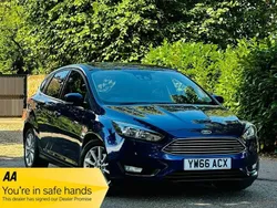 Blue Used 2016 Ford Focus Titanium Hatchback | £6,290 (Good price)