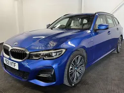 Blue Used 2021 BMW 330e M Sport Estate | £17,699 (Fair price)