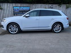 White Used 2016 Audi Q7 S-Line SUV | £19,950 (Fair price)