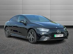 Black Used 2024 Mercedes EQE350 AMG line Sedan | £49,190